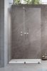 Radaway Furo Brushed Nickel kabina 160x200cm lewa szczotkowany nikiel 10106838-91-01L/10110794-01-01